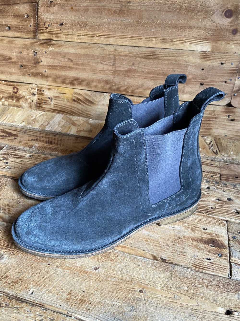 Bottega Veneta Bottega Veneta suede chelsea boots… - image 3