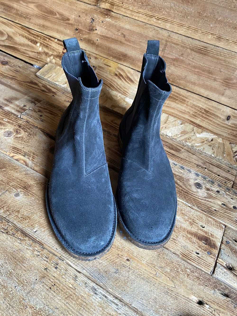 Bottega Veneta Bottega Veneta suede chelsea boots… - image 8