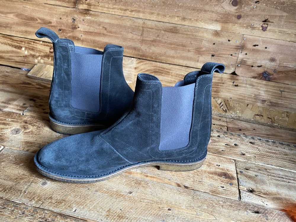 Bottega Veneta Bottega Veneta suede chelsea boots… - image 9