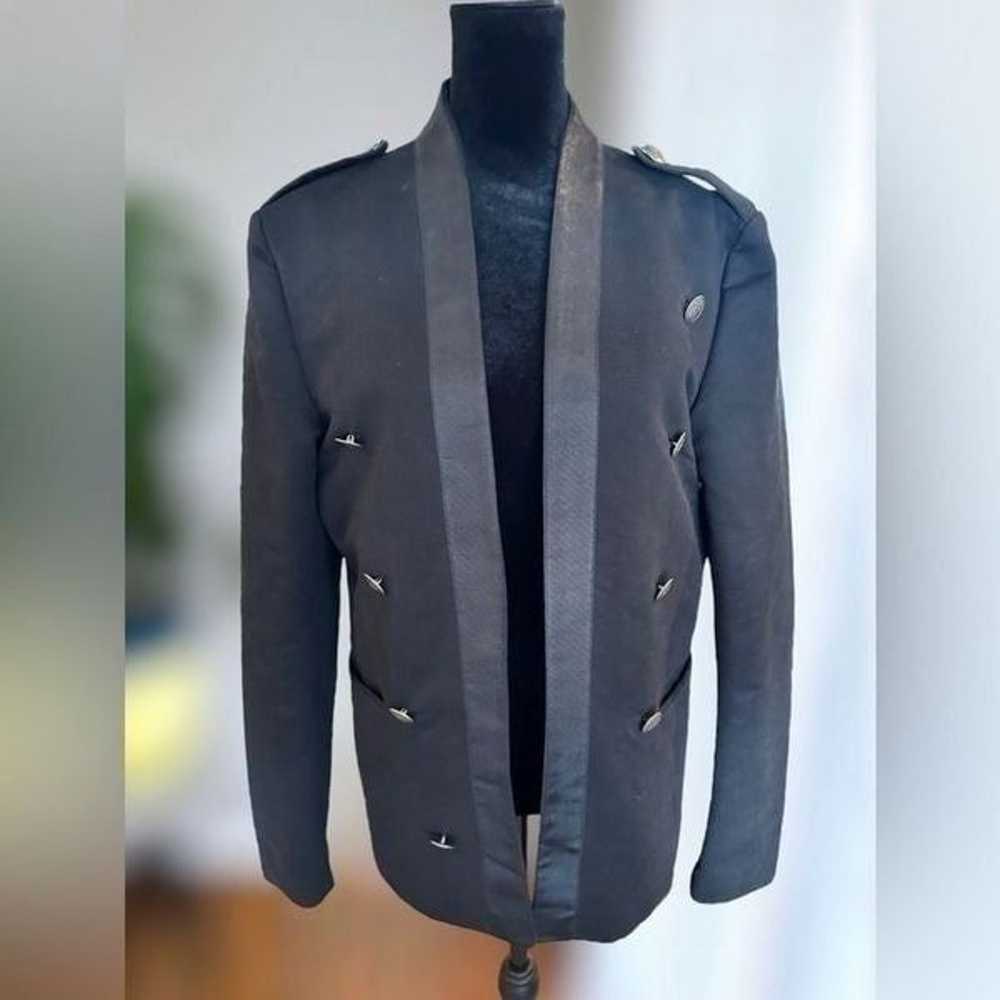 ASOS Premium Military Button Textured Blazer Suit… - image 10