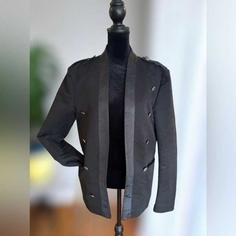 ASOS Premium Military Button Textured Blazer Suit… - image 2