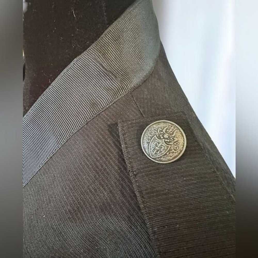 ASOS Premium Military Button Textured Blazer Suit… - image 3