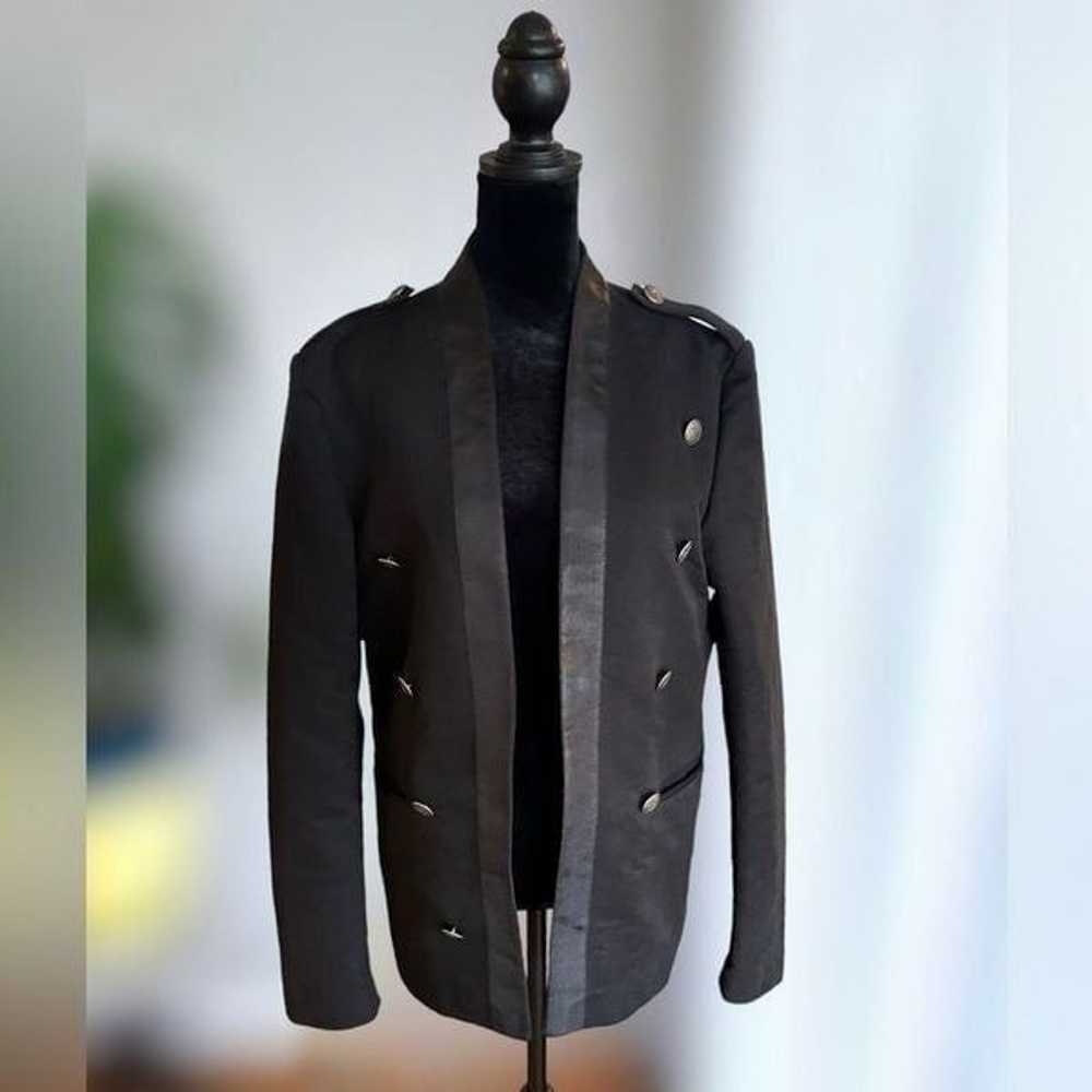 ASOS Premium Military Button Textured Blazer Suit… - image 4