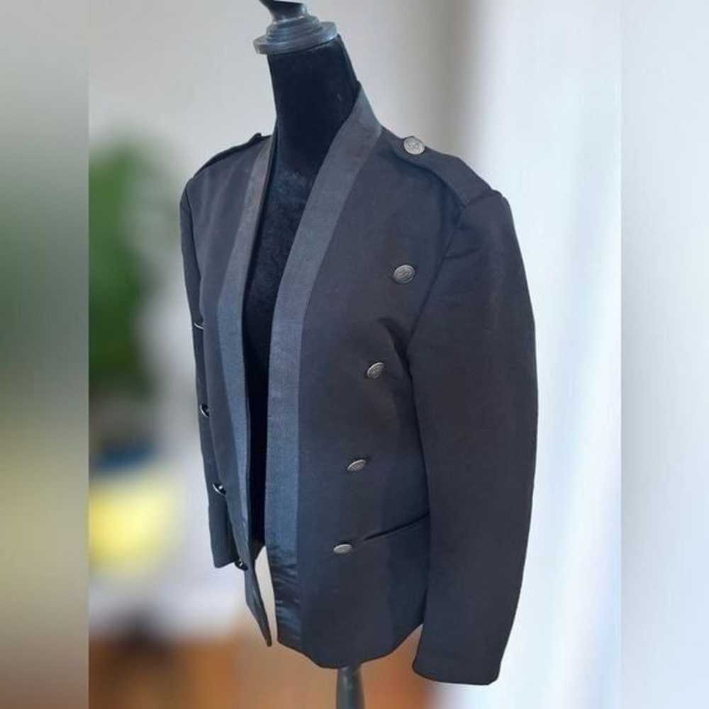 ASOS Premium Military Button Textured Blazer Suit… - image 6