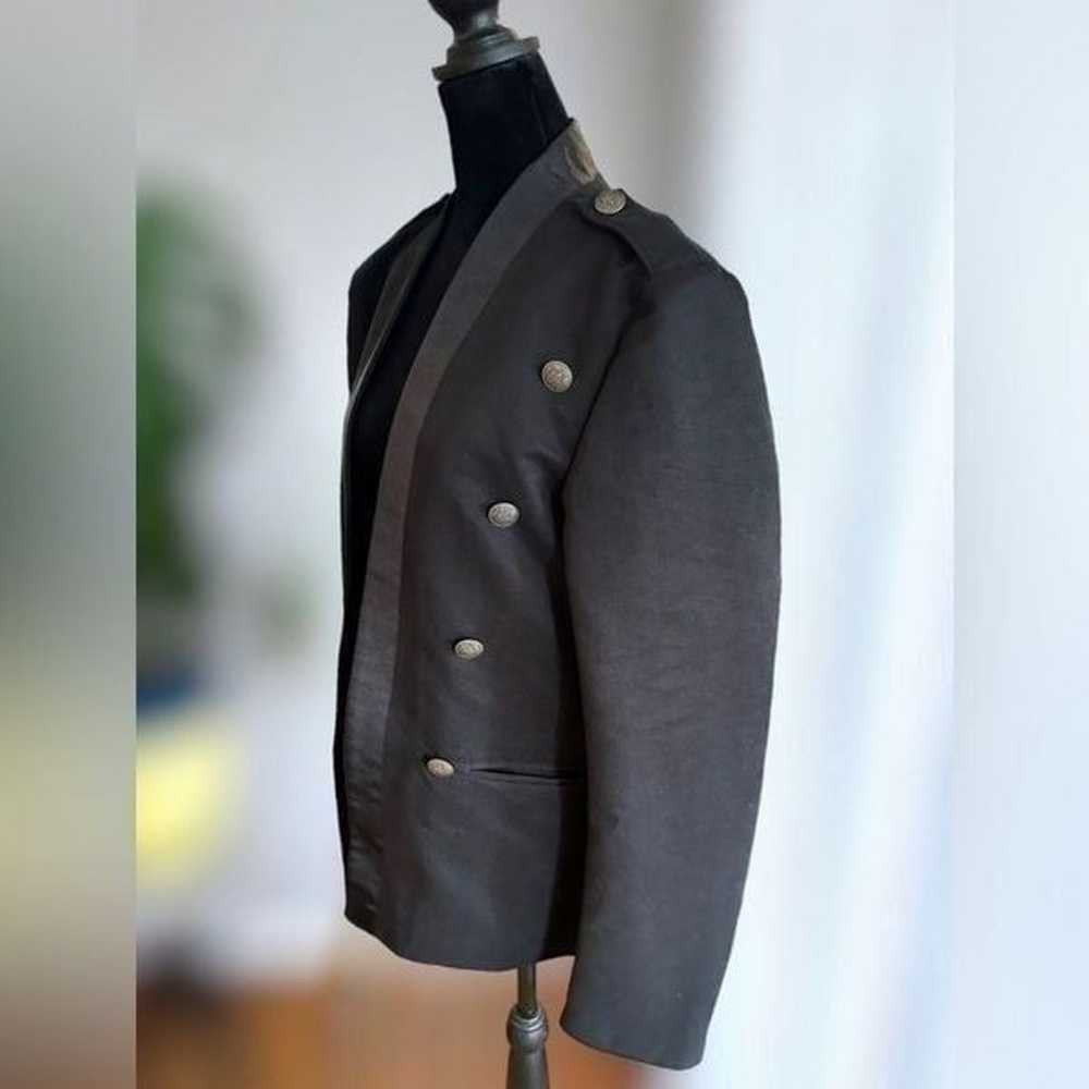 ASOS Premium Military Button Textured Blazer Suit… - image 8