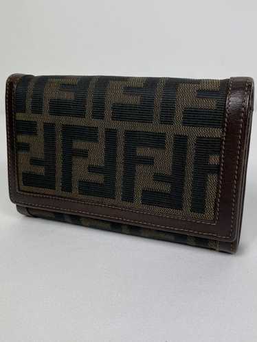 Fendi Fendi Zucca Monogram Zip Wallet