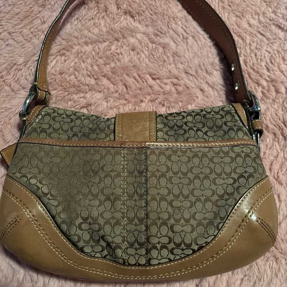 Brown Signature Coach Vintage Bag - image 2