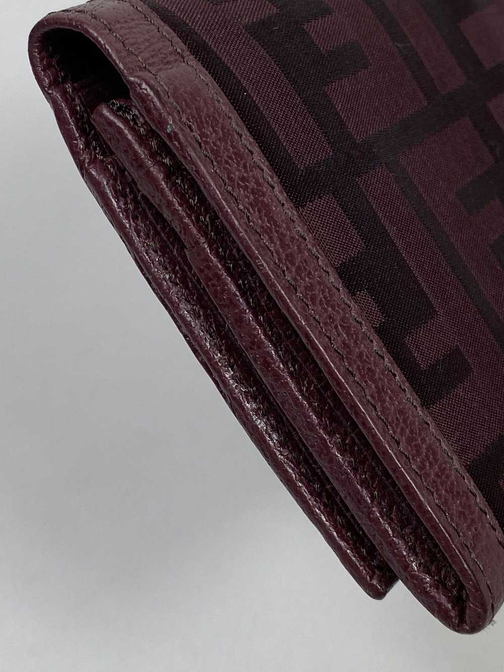 Fendi Fendi Zucca Monogram leather long wallet - image 11