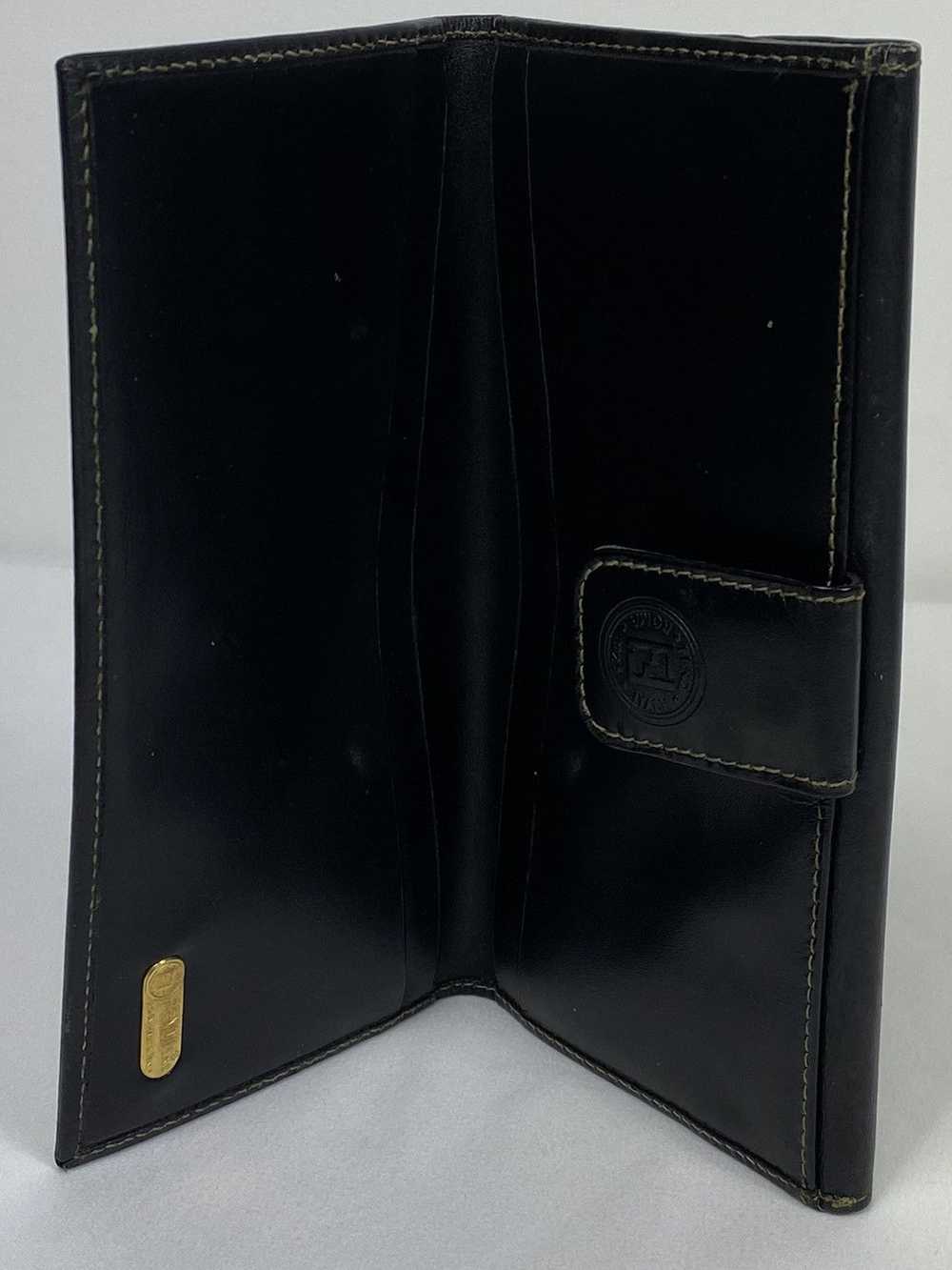 Fendi Fendi FF Striped leather long wallet - image 4