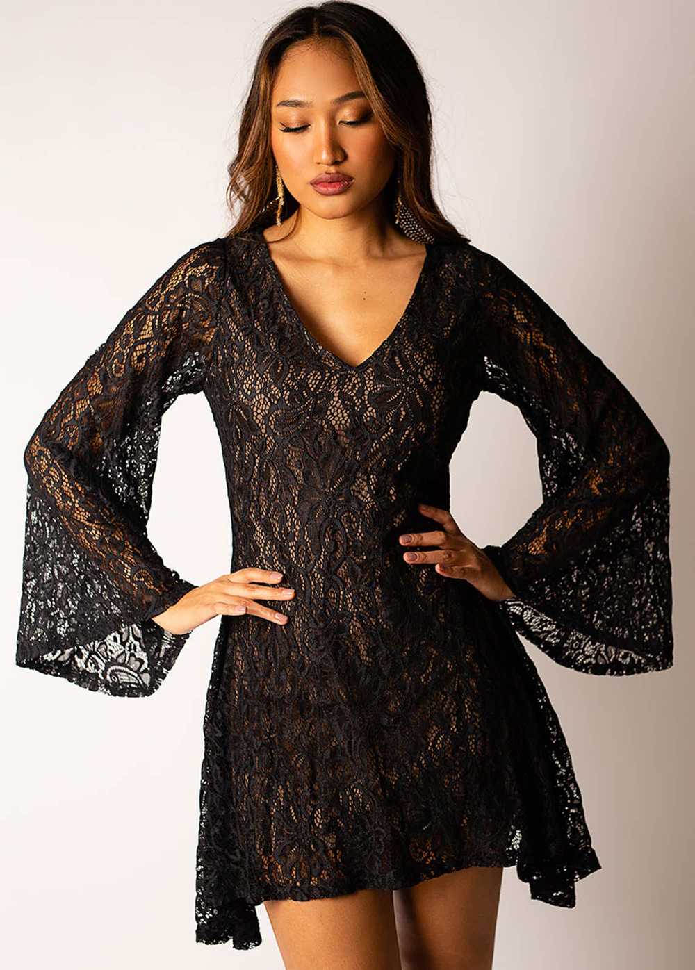 Joyfolie Gali Dress in Black - image 2