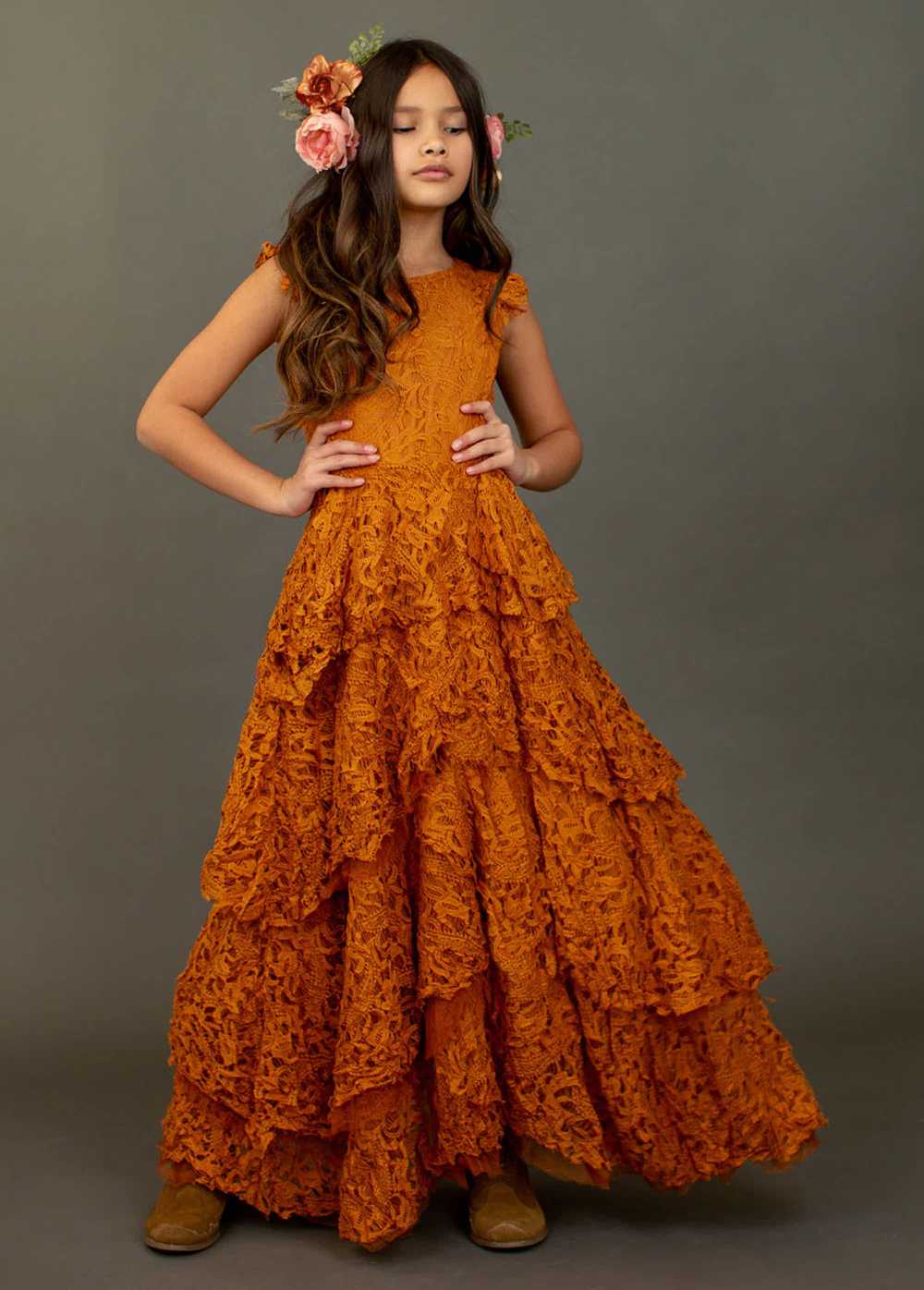 Joyfolie Lyra Dress in Marigold - image 1