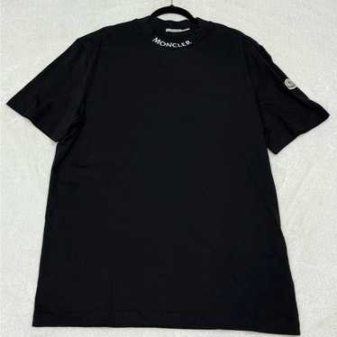 Moncler Moncler Black Patch Collar Logo T-Shirt Bl