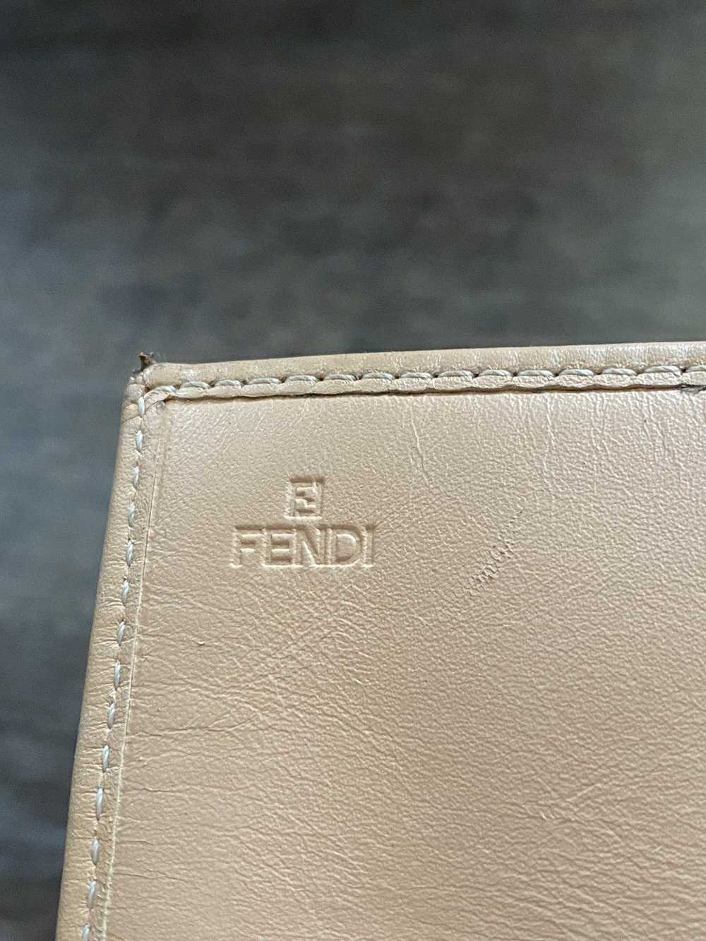 Fendi Fendi Zucca Monogram leather long wallet - image 5