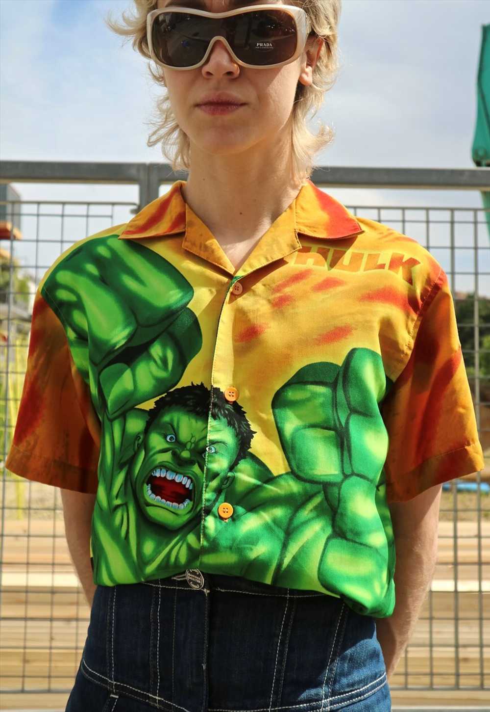 y2k Vintage Hulk marvel shirt - image 1