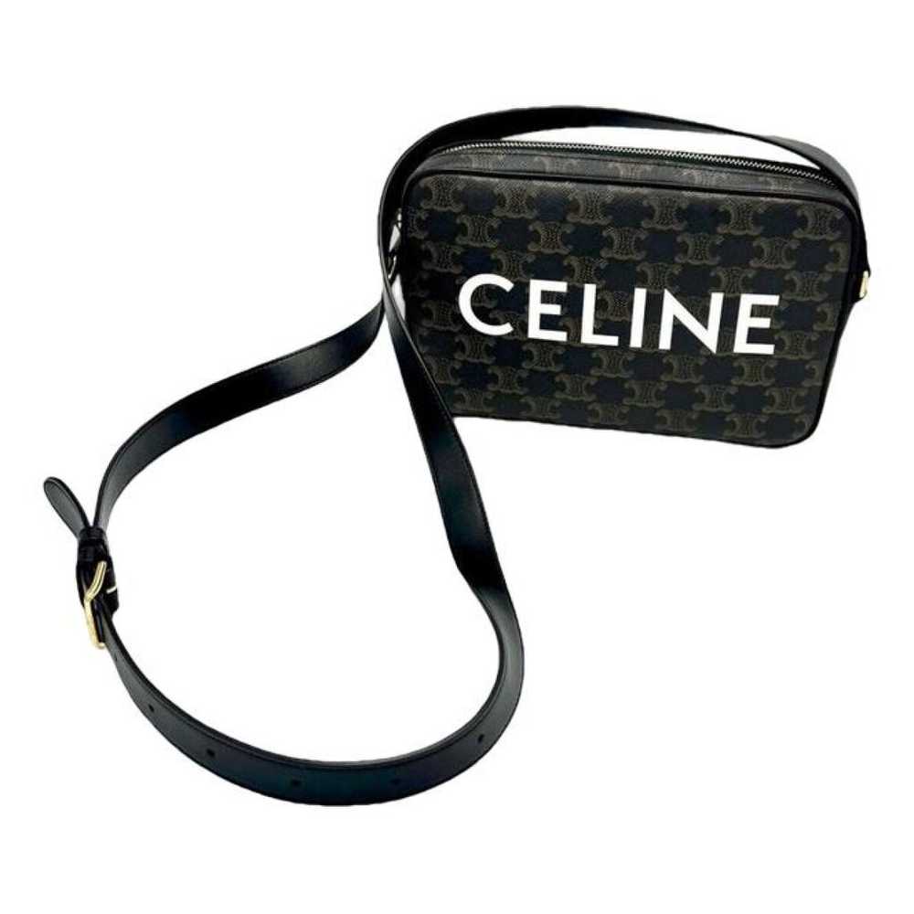 Celine Triomphe vinyl crossbody bag - image 1
