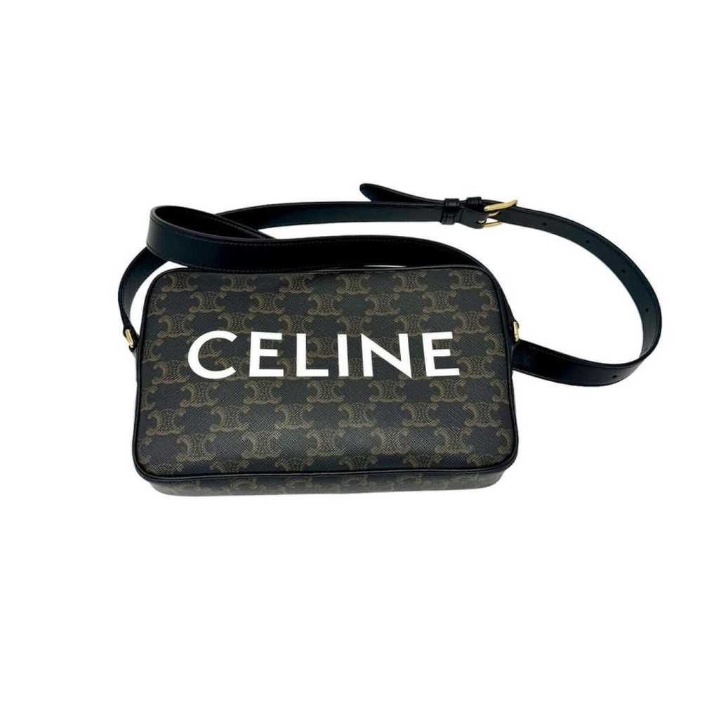 Celine Triomphe vinyl crossbody bag - image 3