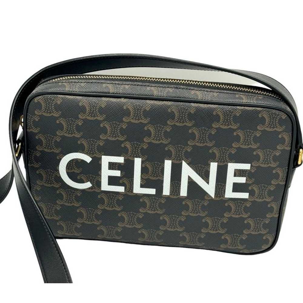 Celine Triomphe vinyl crossbody bag - image 4
