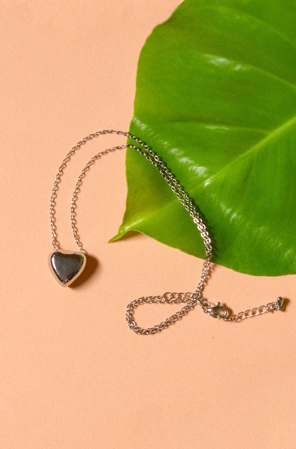 Mini Plump Heart Necklace - image 1