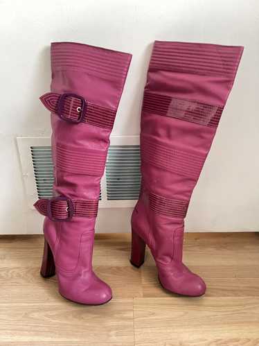 John Galliano × Vintage VTG John Galliano Pink Str