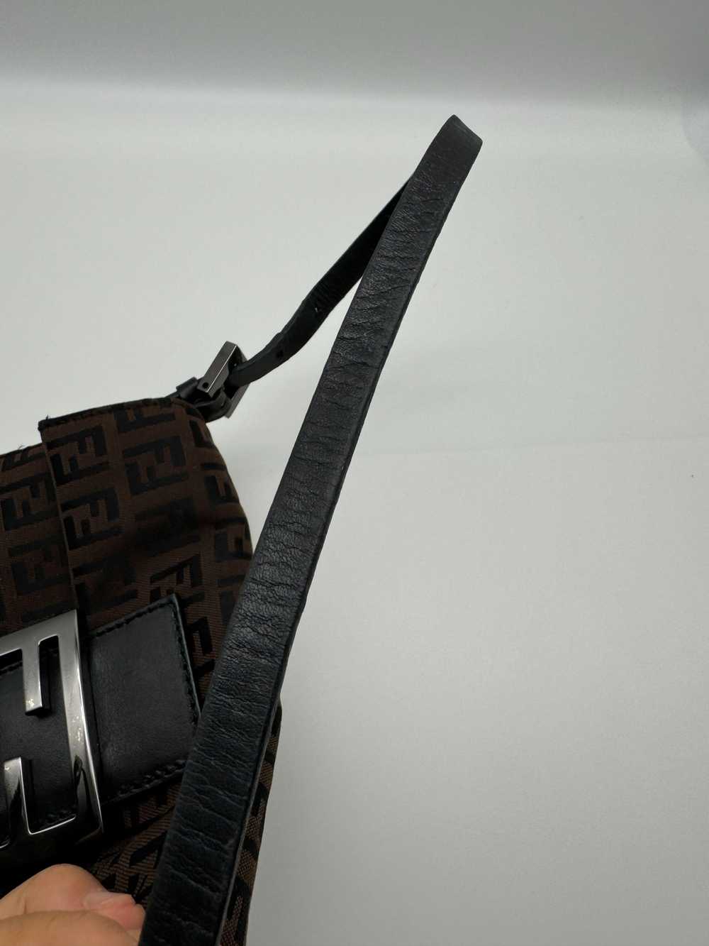 Product Details Fendi Brown Monogram Mini Baguett… - image 11