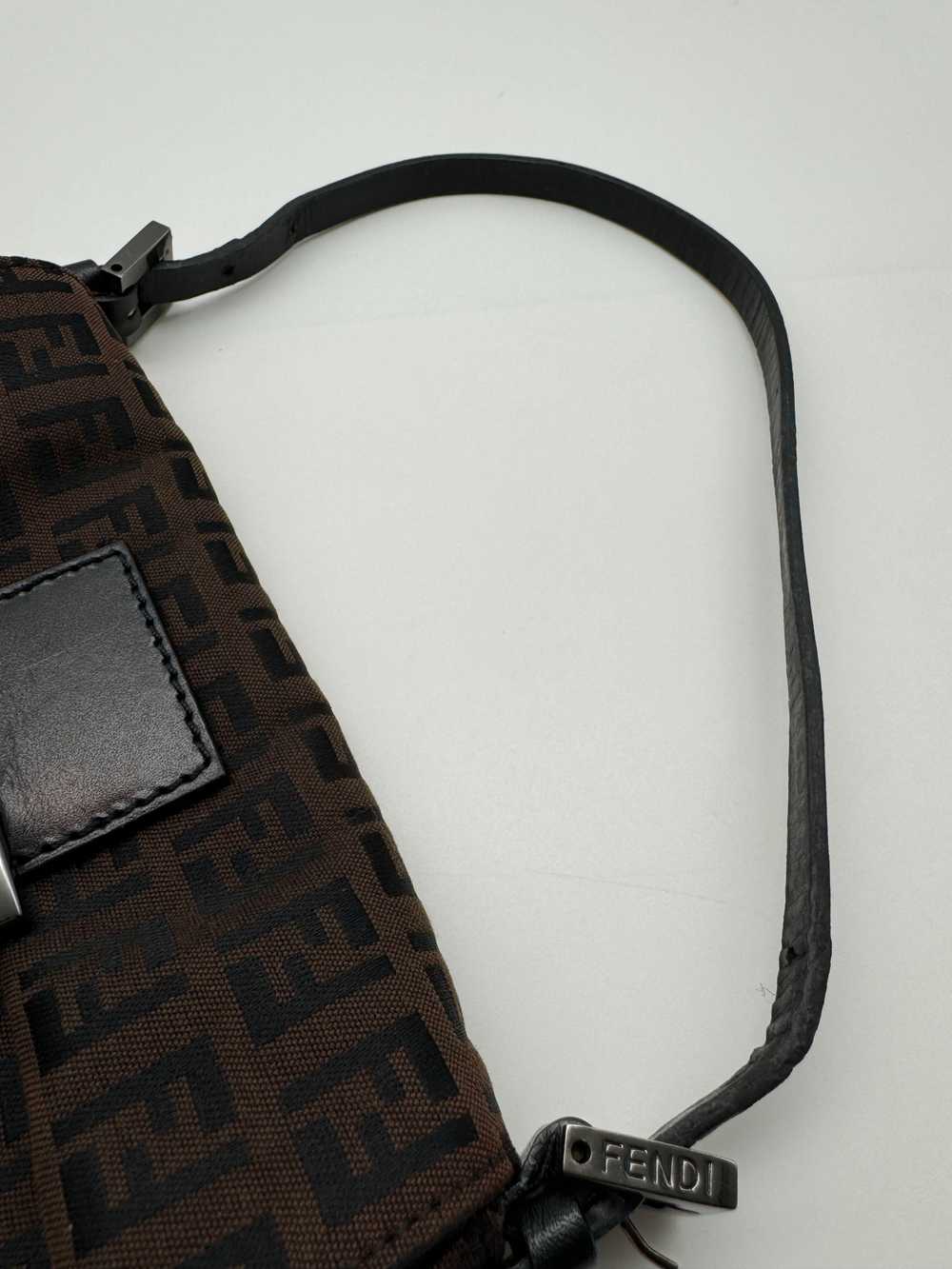 Product Details Fendi Brown Monogram Mini Baguett… - image 12