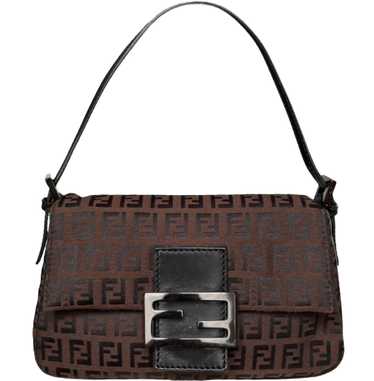 Product Details Fendi Brown Monogram Mini Baguett… - image 1