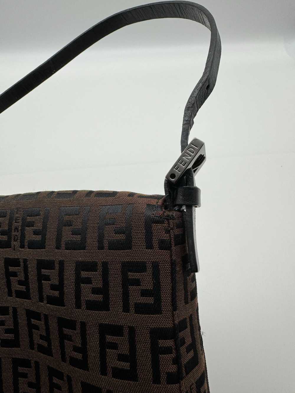 Product Details Fendi Brown Monogram Mini Baguett… - image 8