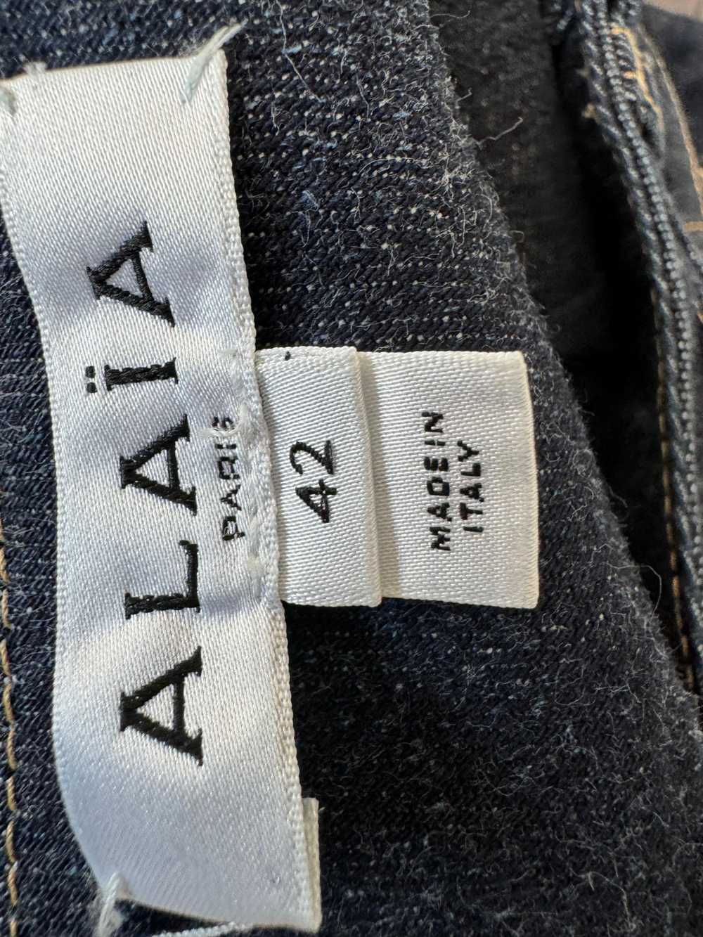 Product Details Alaia Blue Japanese Denim A-Line … - image 8