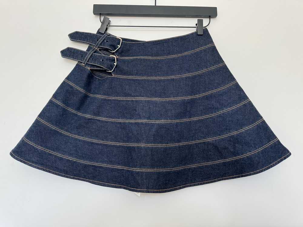 Product Details Alaia Blue Japanese Denim A-Line … - image 9