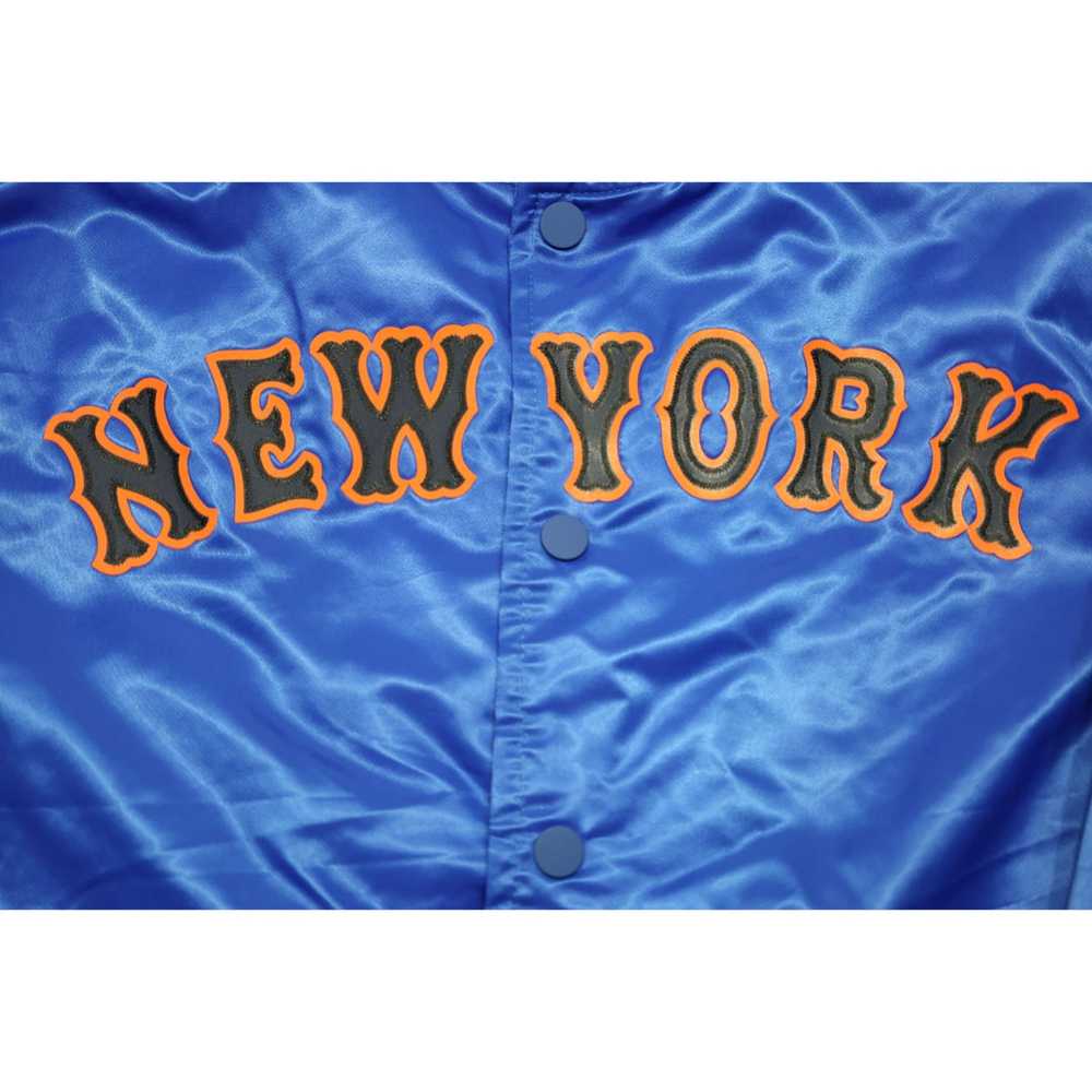 New York Mets Satin Bomber Jacket - image 3