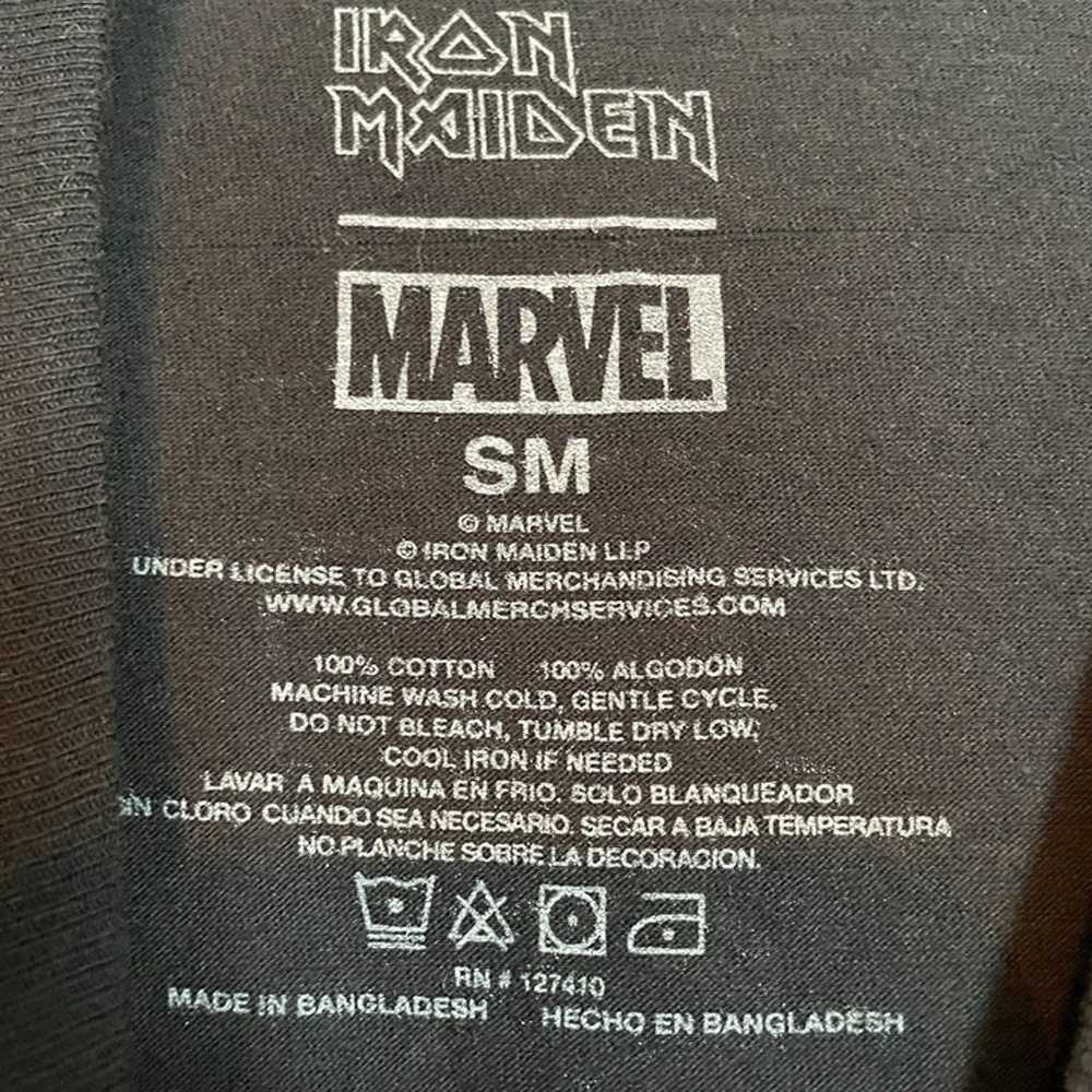 Deadpool iron maiden T-shirt size small - image 3