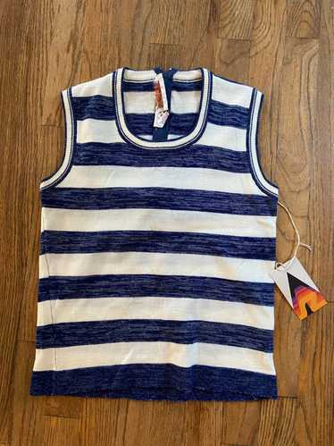 Vintage 70s Nautical Striped Sweater (Medium) |…