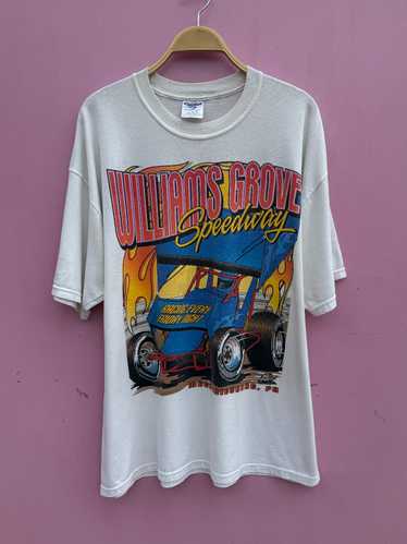 AS-IS WILLIAMS GROVE SPEEDWAY T-SHIRT MECHANICSBUR