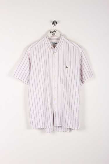 90's Chemise Lacoste Striped Shirt Medium