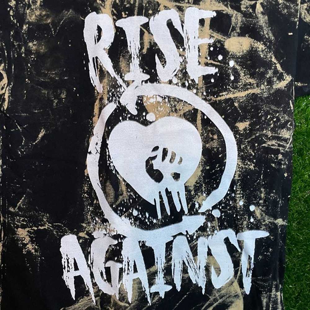 Rise Against US tour tie-dye T-shirt size S - image 2