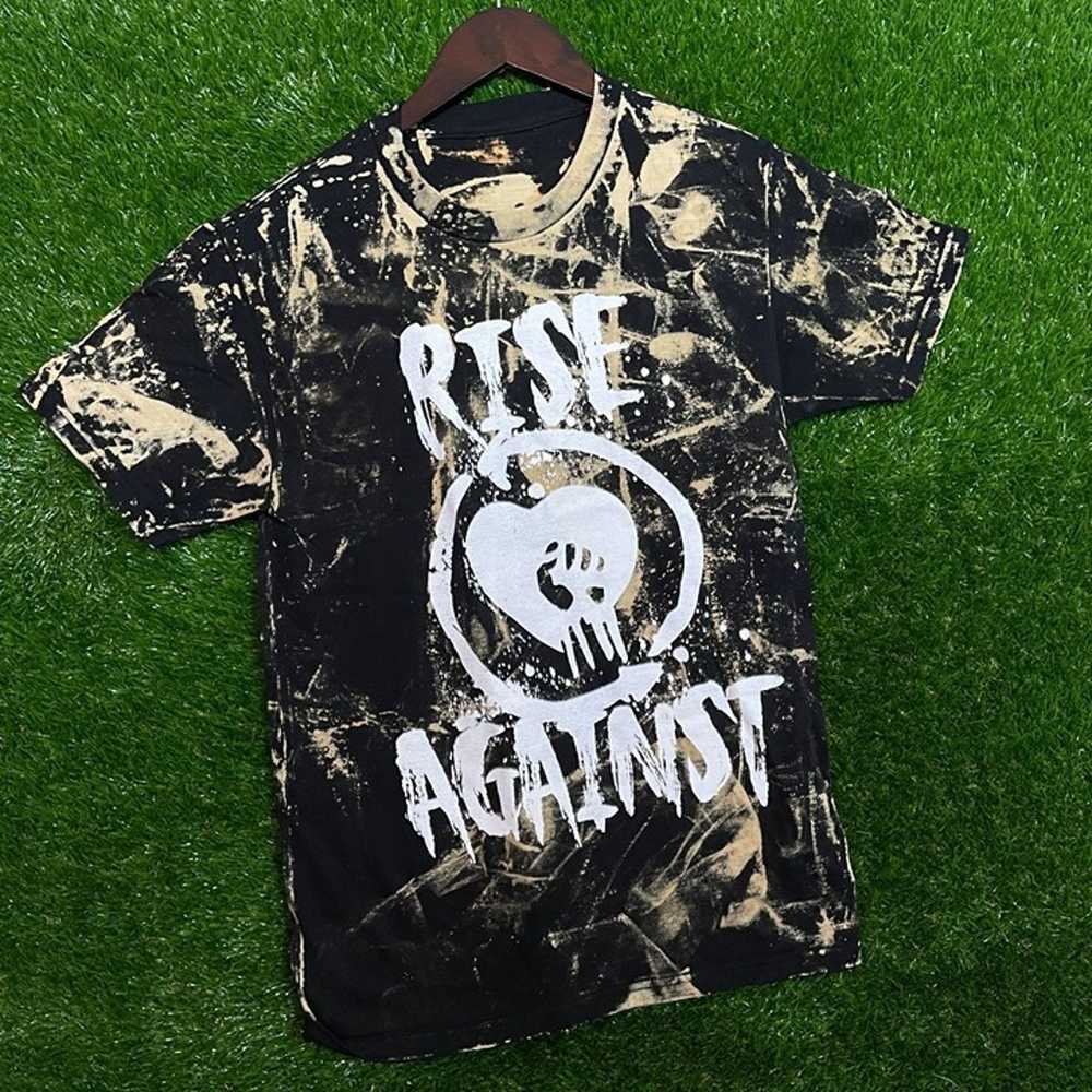 Rise Against US tour tie-dye T-shirt size S - image 3