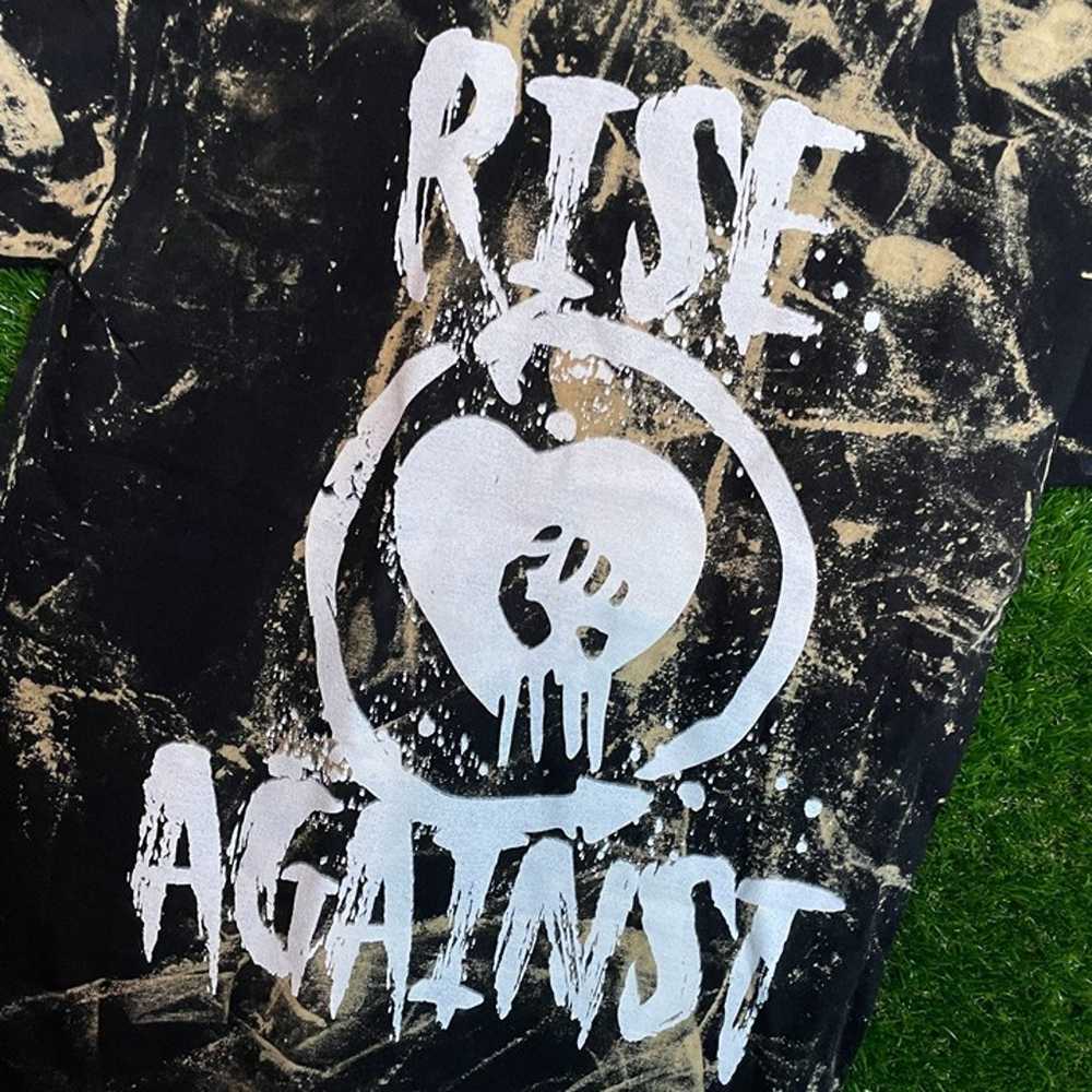 Rise Against US tour tie-dye T-shirt size S - image 4