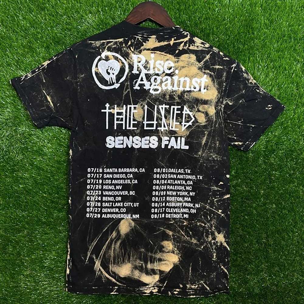 Rise Against US tour tie-dye T-shirt size S - image 5