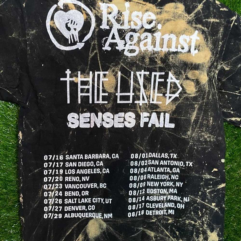 Rise Against US tour tie-dye T-shirt size S - image 6