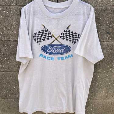 Vintage 90s Ford Racing Tee Single Stitch Size XL - image 1