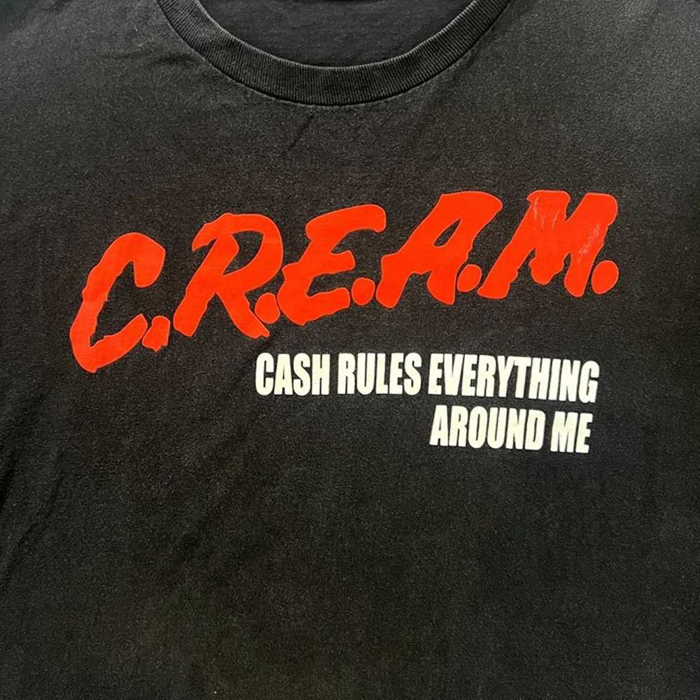 WU Tang CREAM Cash Rules Everything Around Me Y2K… - image 2