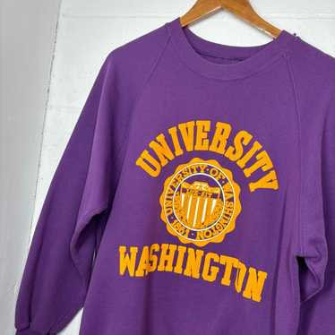 Vintage 80s University of Washington Crewneck