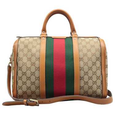 Gucci Boston cloth satchel