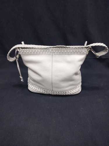 Brighton White Leather Shoulder Bag Purse