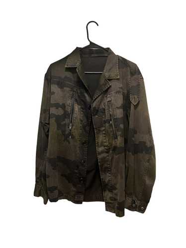 Military × Vintage Camo Light Military Jacket