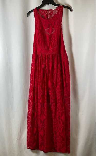 NWT Francesca’s Miami Womens Red Lace Sleeveless R