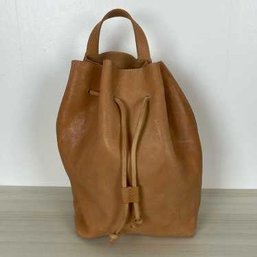 Madewell Somerset Womens Leather Drawstring Brown 