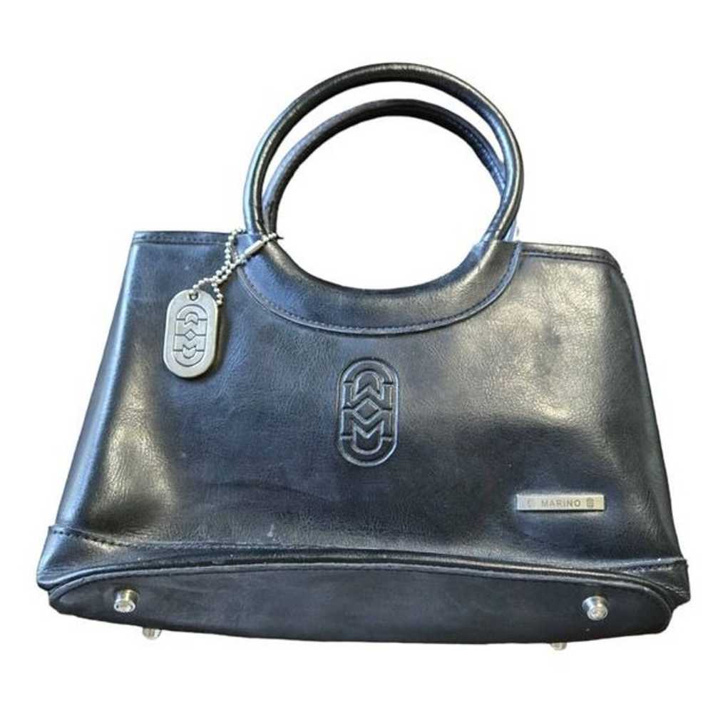 Marino Orlandi Leather Handbag Vintage Detachable… - image 2