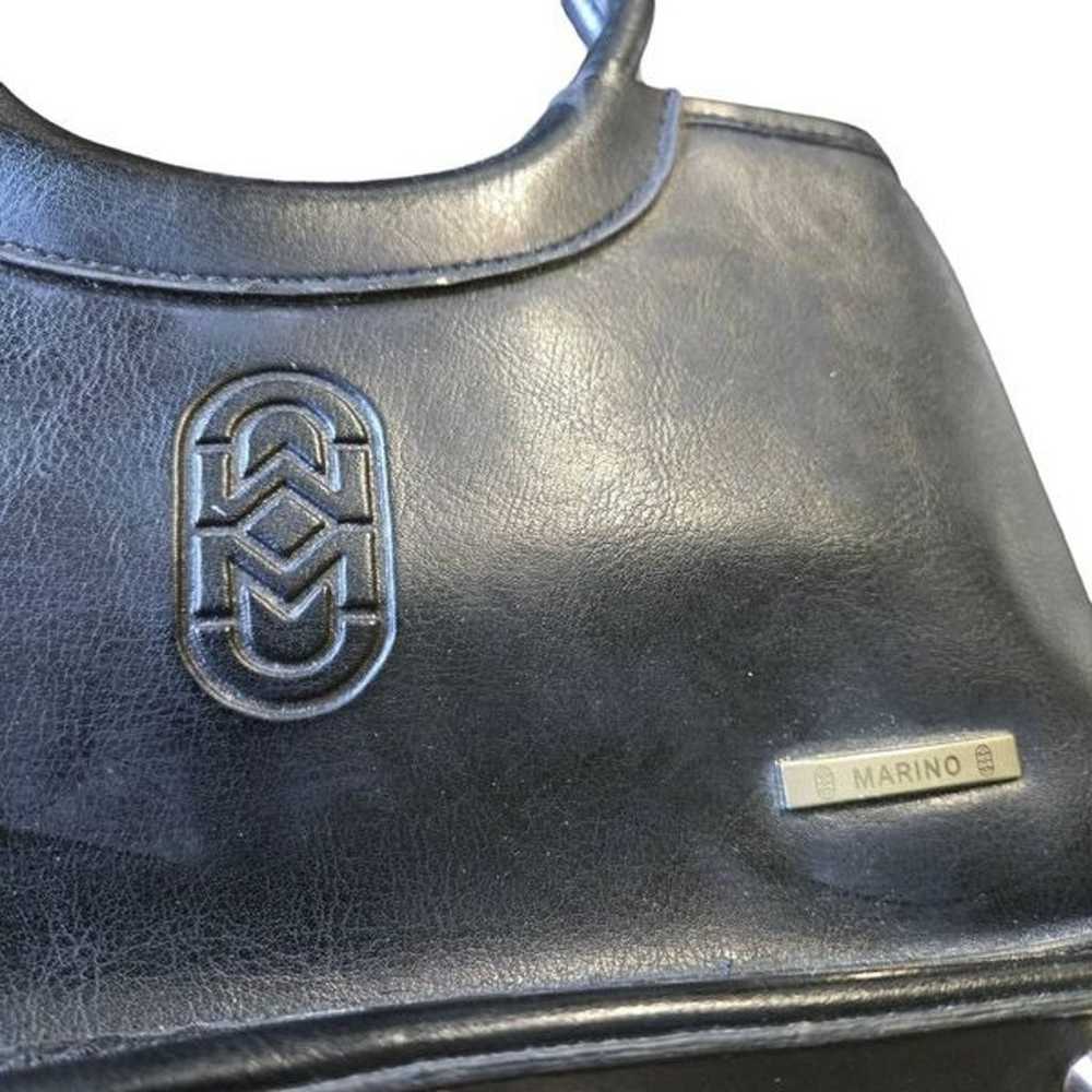 Marino Orlandi Leather Handbag Vintage Detachable… - image 4