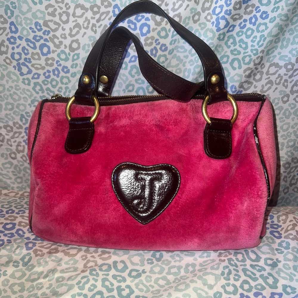 Vintage Pink Juicy Couture Purse Handbag Satchel … - image 2